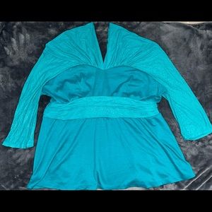 KIYONNA SIze 2 - Pretty Peplum Mesh Top